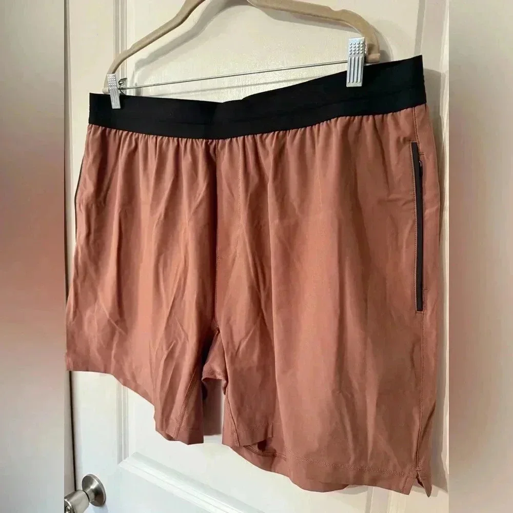 NWT Rhone Men’s Sienna Brown 7” Mako Unlined Tech Shorts - Size XXL